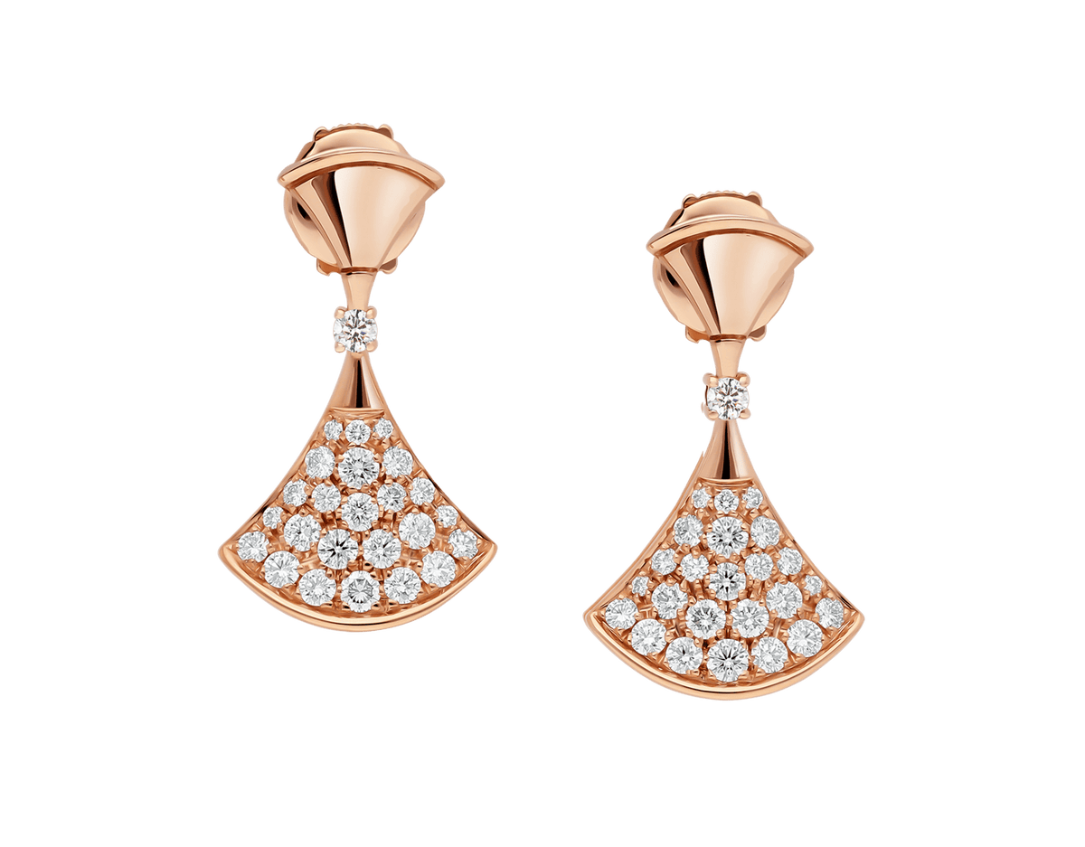 Carave Paris Pavé Fan Drop Earrings