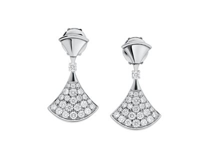 Carave Paris Pavé Fan Drop Earrings