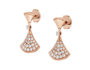 Carave Paris Pavé Fan Drop Earrings