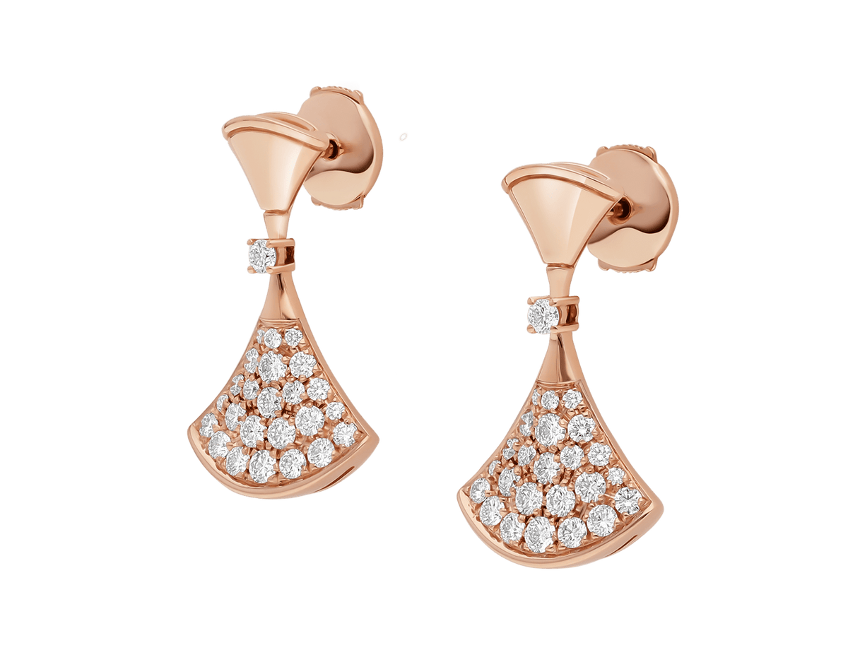Carave Paris Pavé Fan Drop Earrings