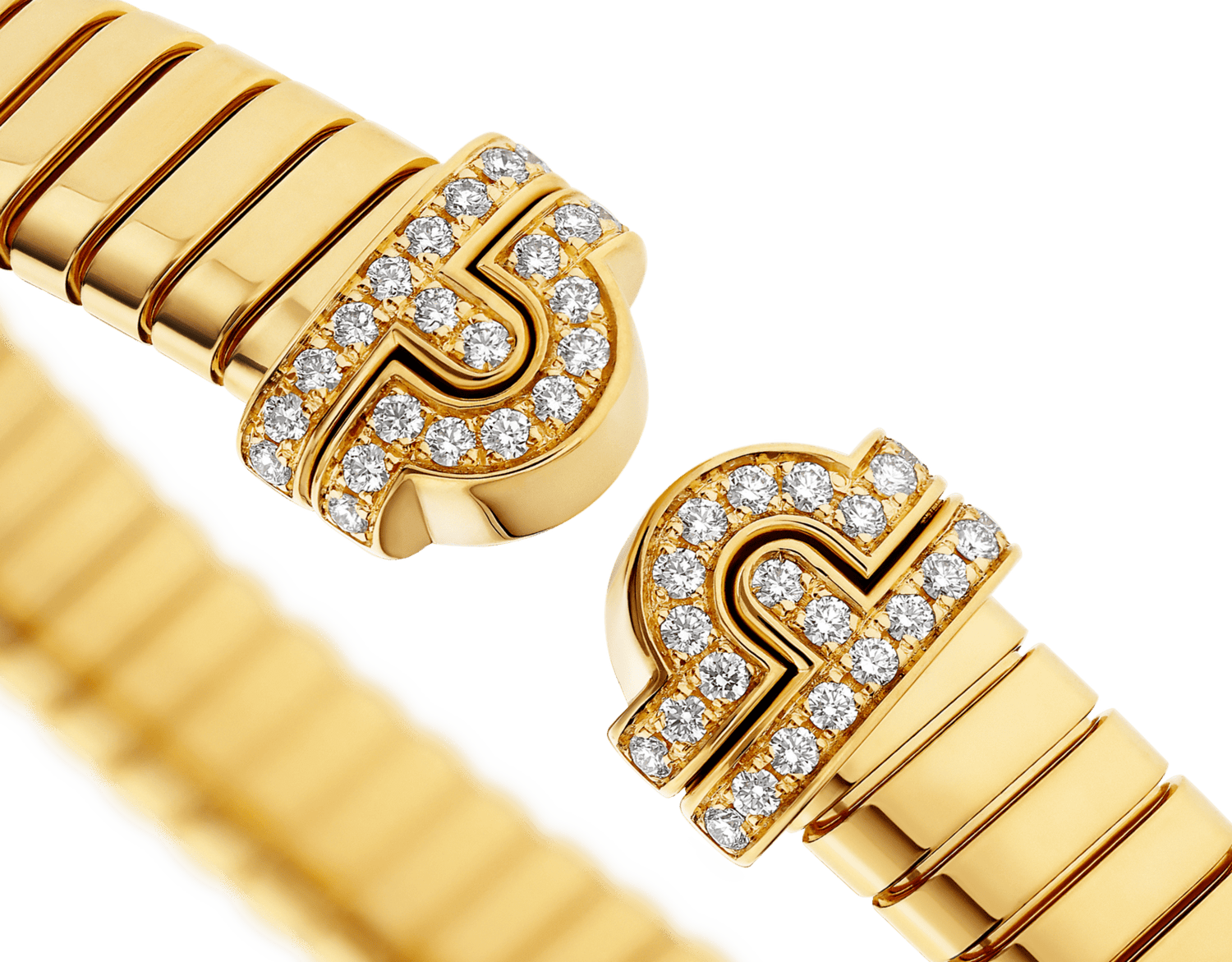 Carave Paris Pavé Heart Flex Bangle Bracelet