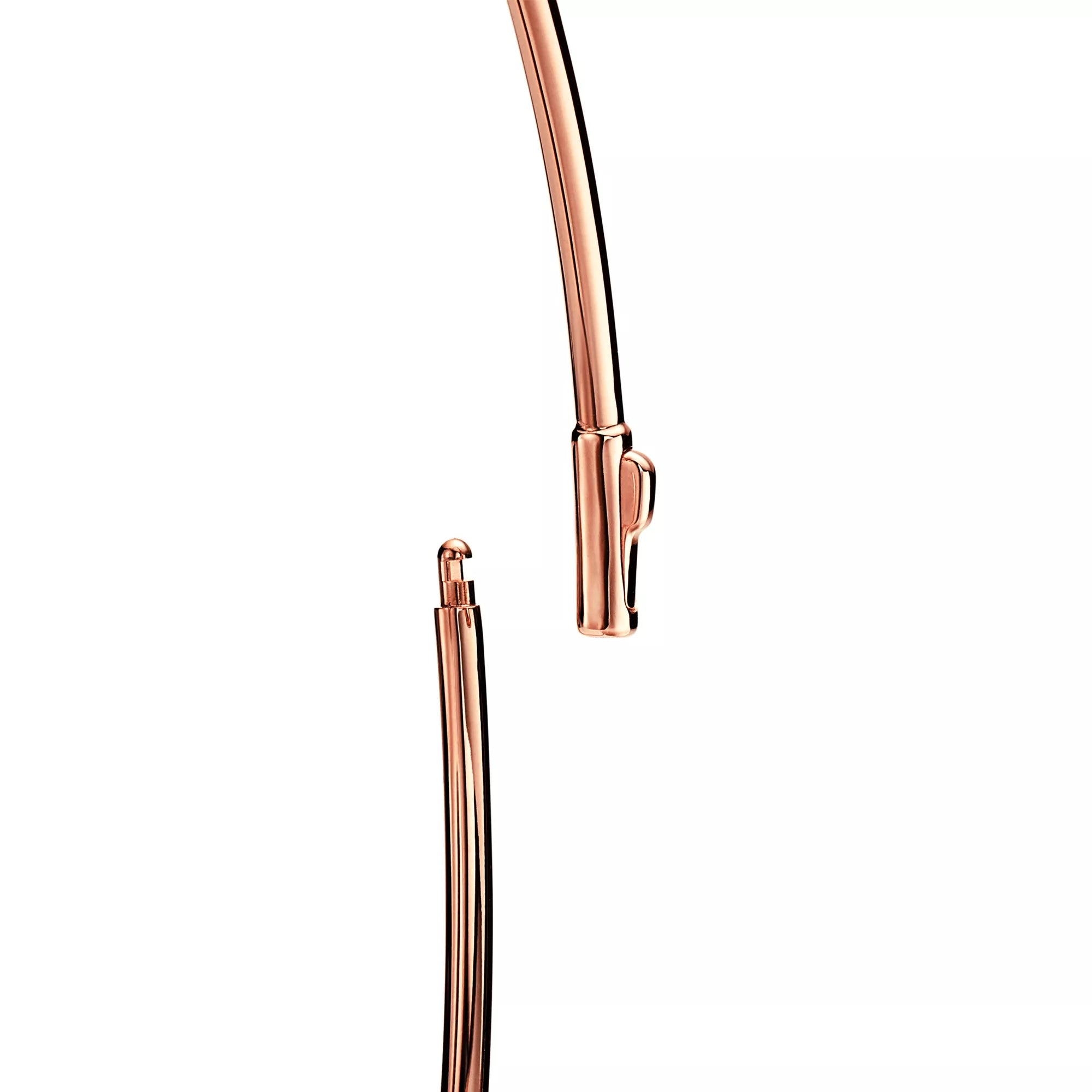 Carave Paris Pavé Knot Collar Necklace in Rose Gold
