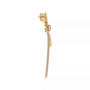 Carave Paris Pavé Knot Drop Earrings