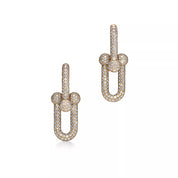 Carave Paris Pavé Link Drop Earrings