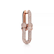Carave Paris Pavé Link Drop Earrings