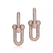 Carave Paris Pavé Link Drop Earrings