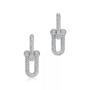 Carave Paris Pavé Link Drop Earrings