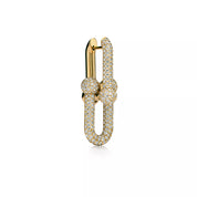 Carave Paris Pavé Link Drop Earrings