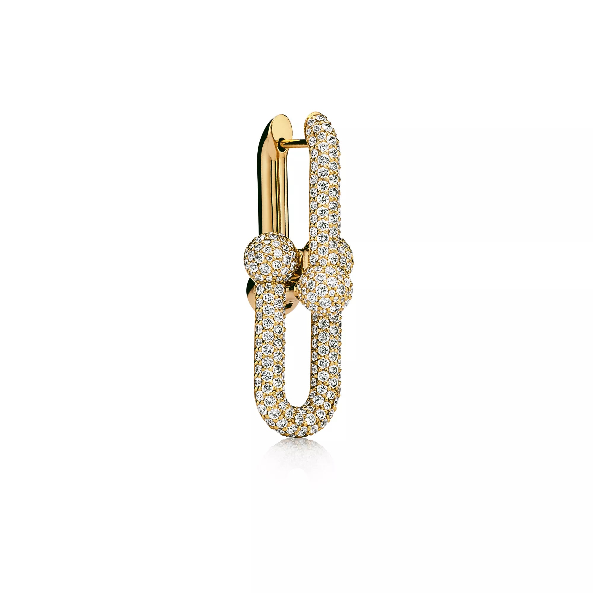 Carave Paris Pavé Link Drop Earrings