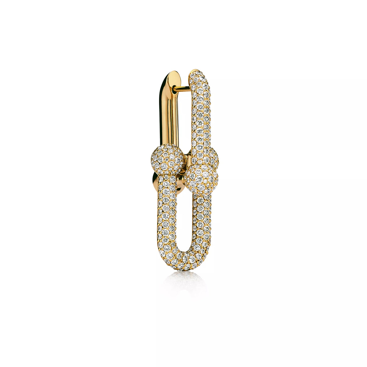 Carave Paris Pavé Link Drop Earrings
