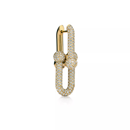 Carave Paris Pavé Link Drop Earrings