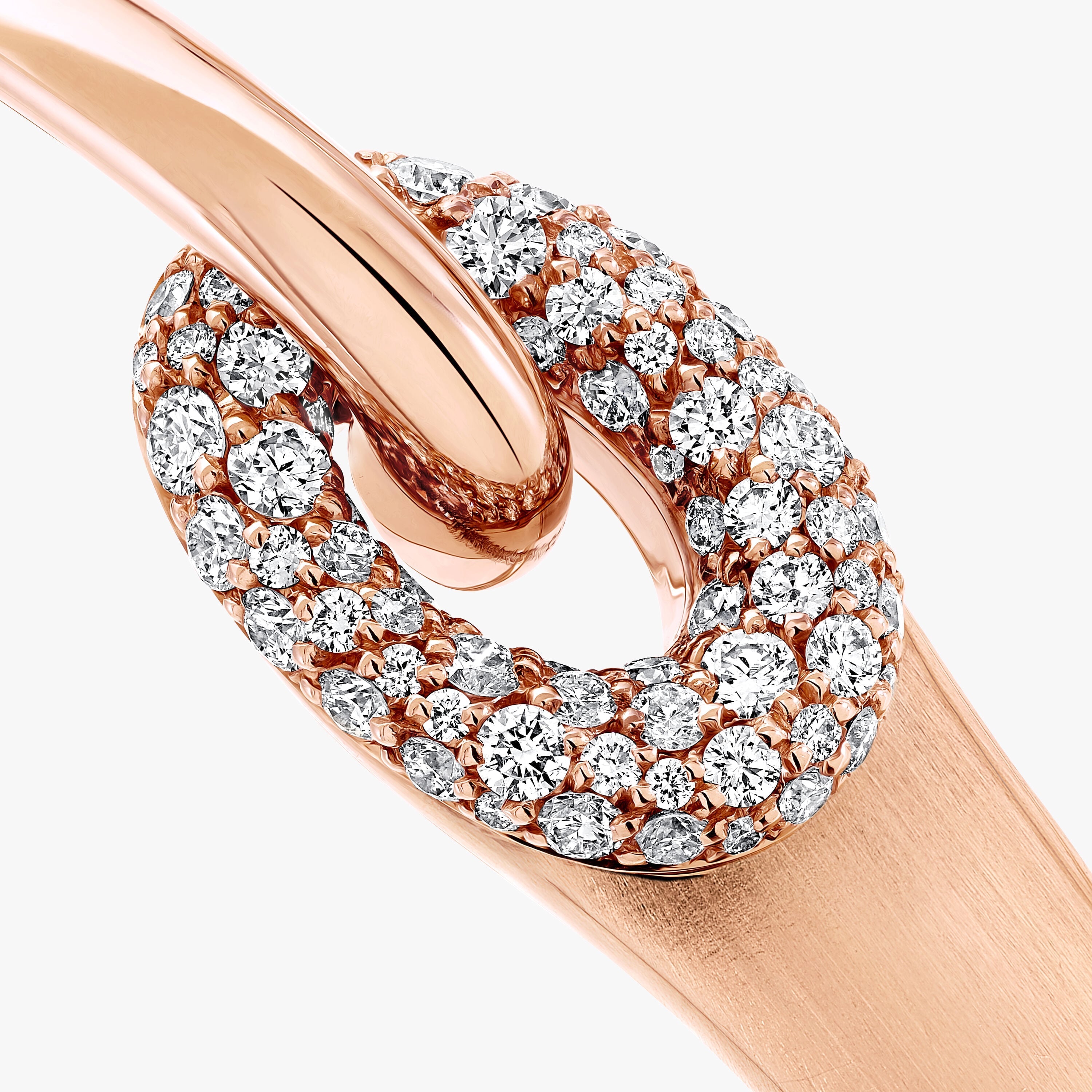 Carave Paris Pavé Link Hoop Earrings