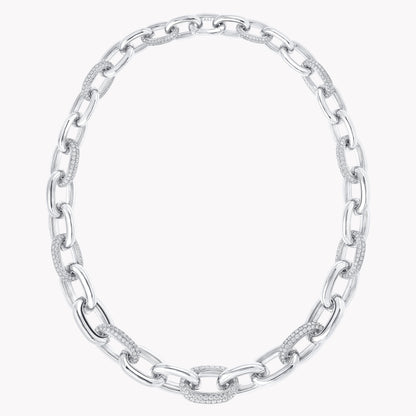 Carave Paris Pavé Link Statement Chain Necklace