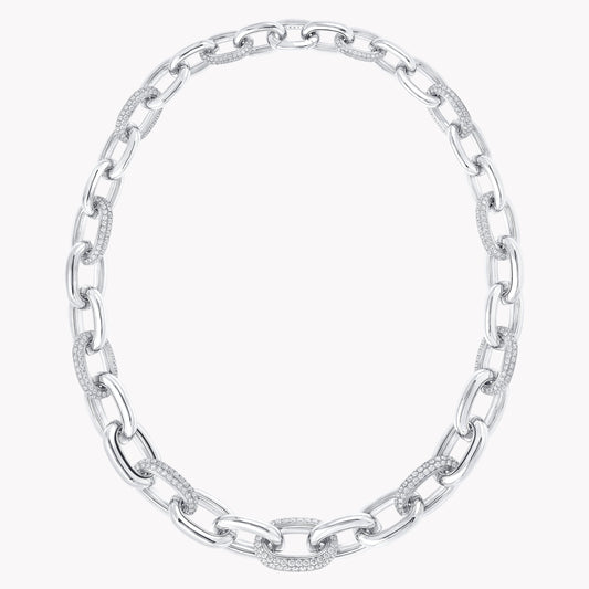 Carave Paris Pavé Link Statement Chain Necklace