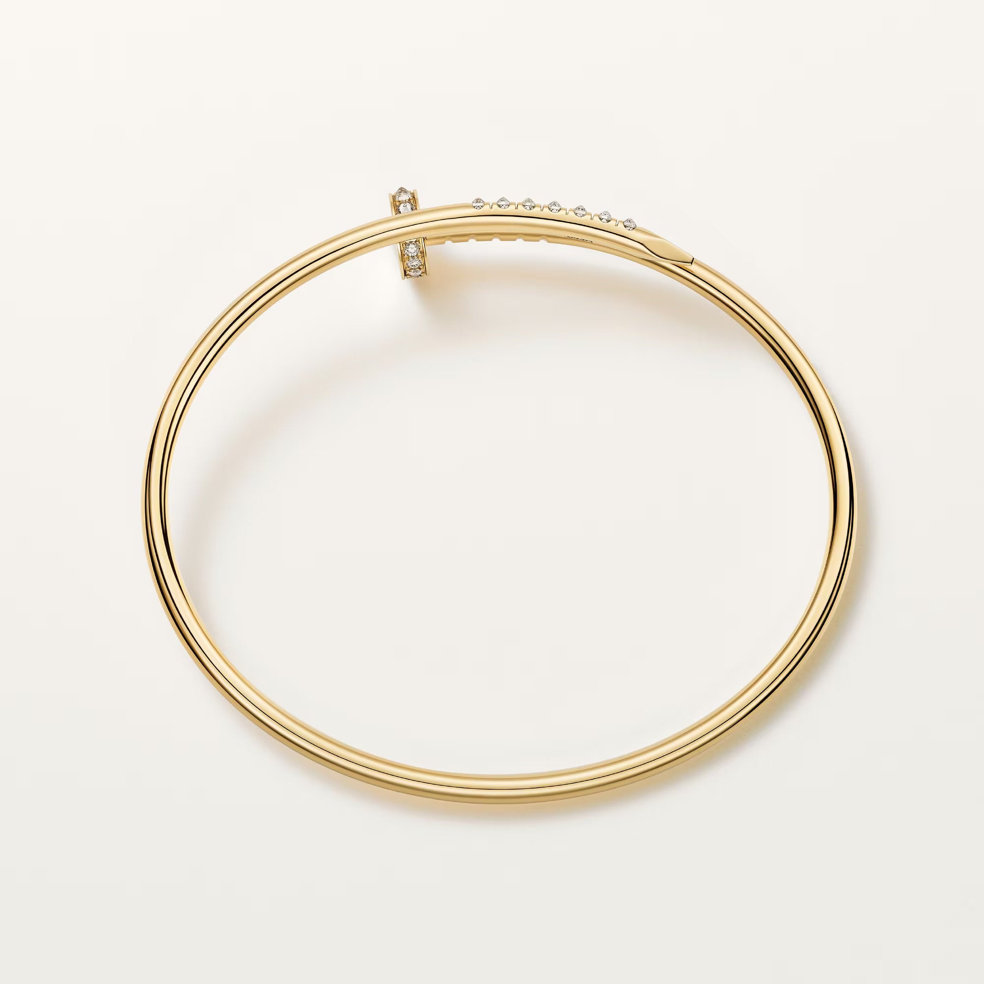 Carave Paris Pavé Nail Wrap Bangle Bracelet