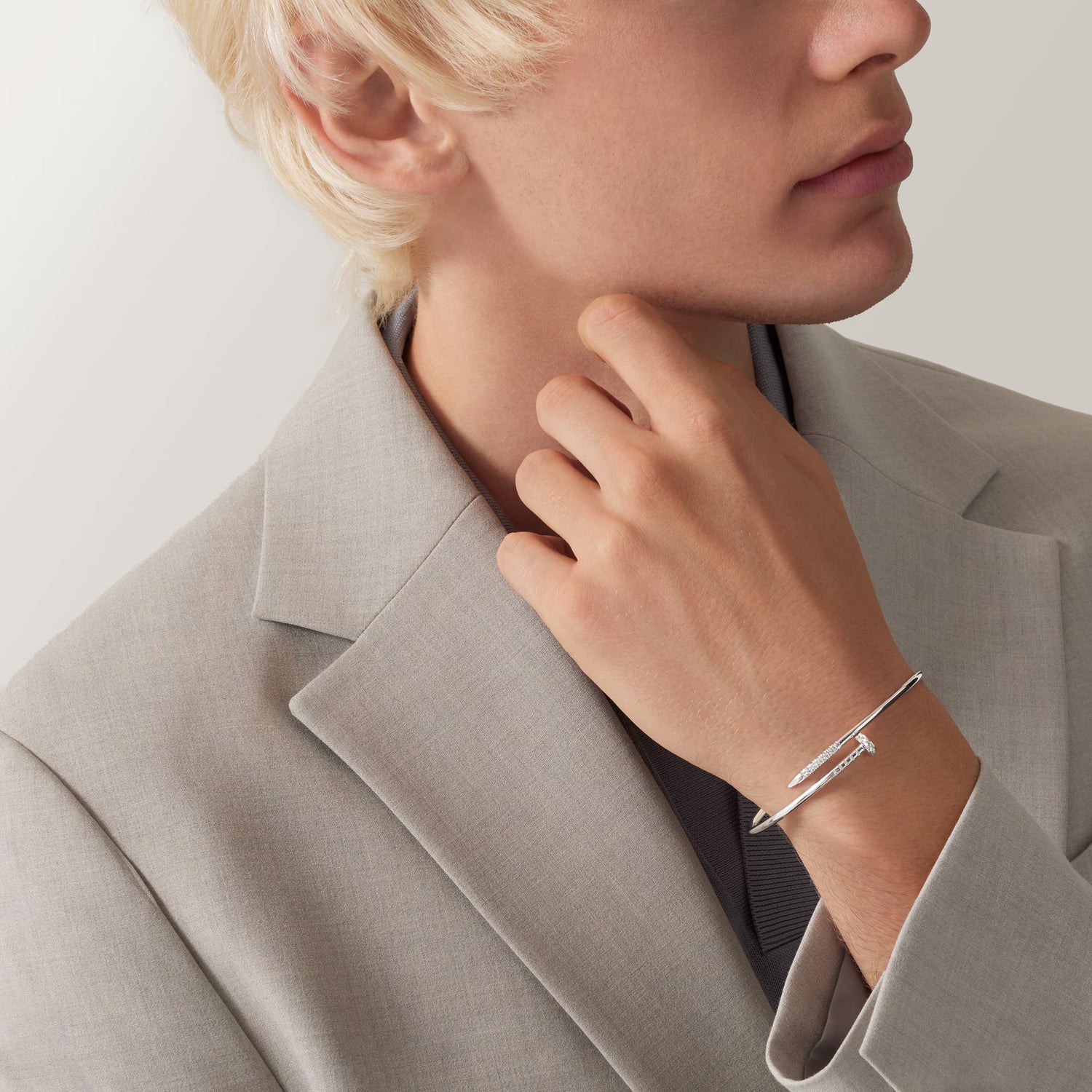 Carave Paris Pavé Nail Wrap Bangle Bracelet