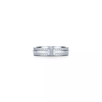 Carave Paris Pavé Rope Edge Diamond Band Ring