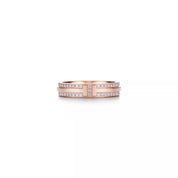 Carave Paris Pavé Rope Edge Diamond Band Ring