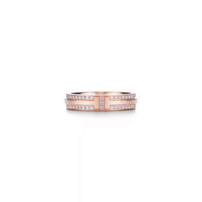 Carave Paris Pavé Rope Edge Diamond Band Ring