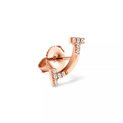 Carave Paris Pavé T Ear Jacket Earrings