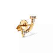 Carave Paris Pavé T Ear Jacket Earrings