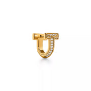 Carave Paris Pavé T-Shape Huggie Earring