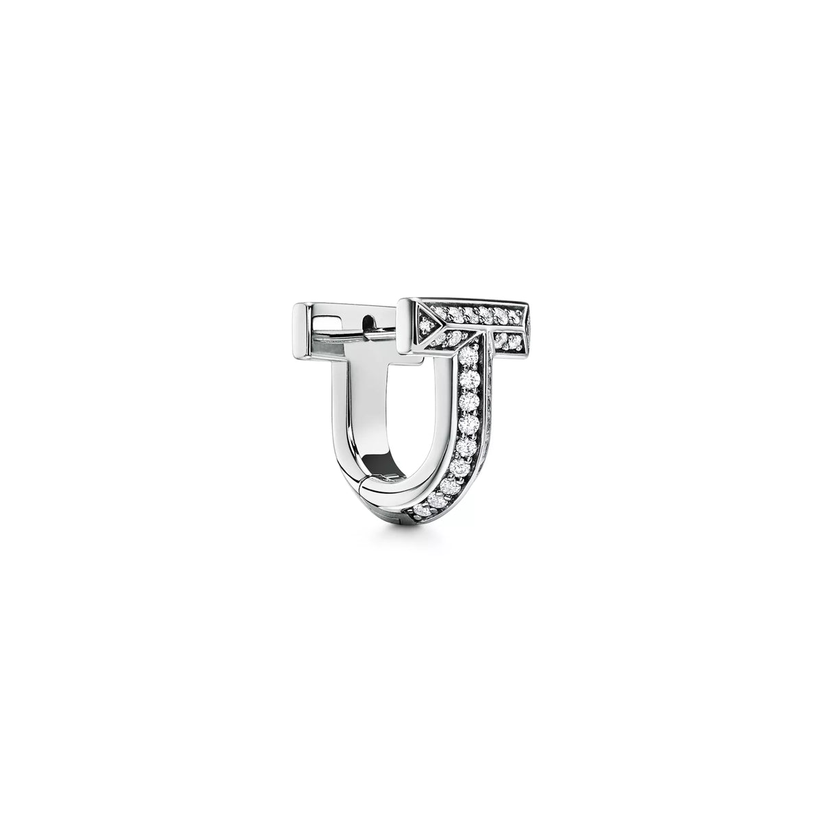 Carave Paris Pavé T-Shape Huggie Earring