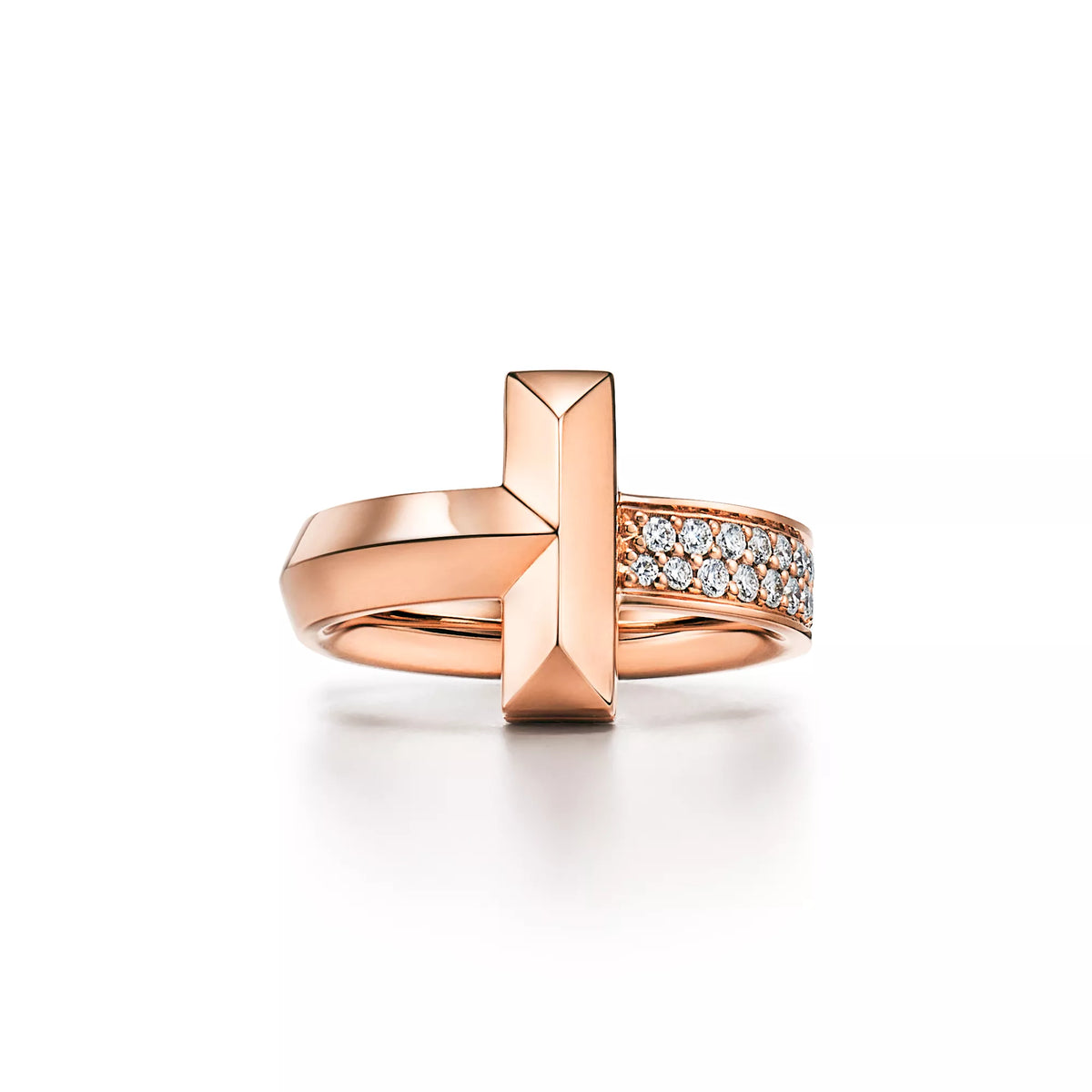Carave Paris Pavé T Wrap Diamond Ring