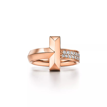 Carave Paris Pavé T Wrap Diamond Ring