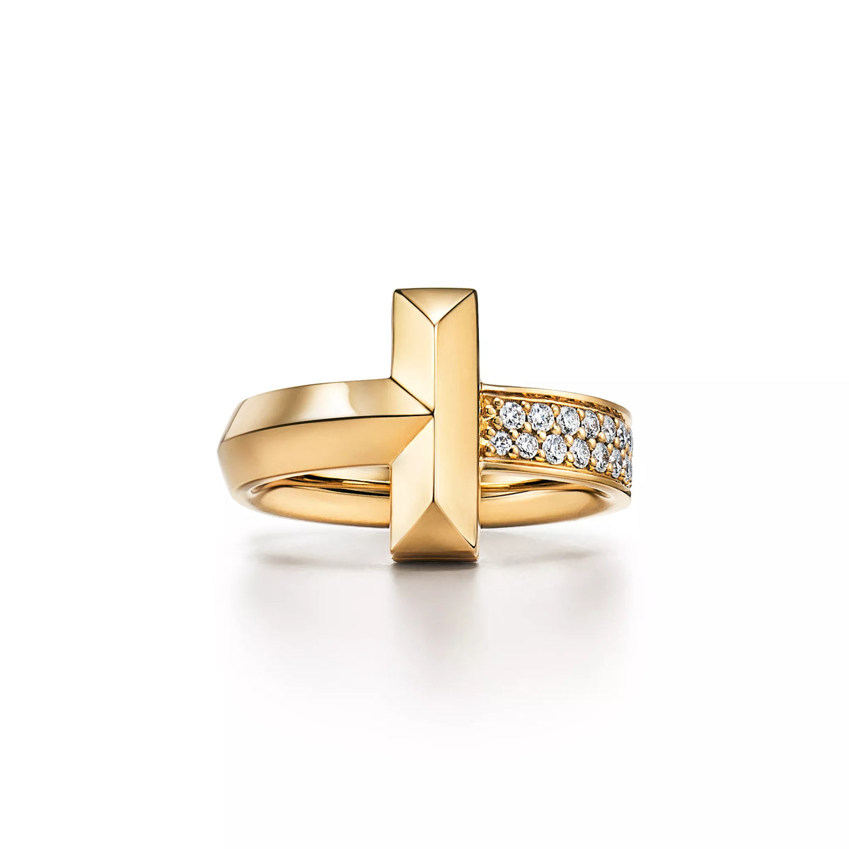 Carave Paris Pavé T Wrap Diamond Ring