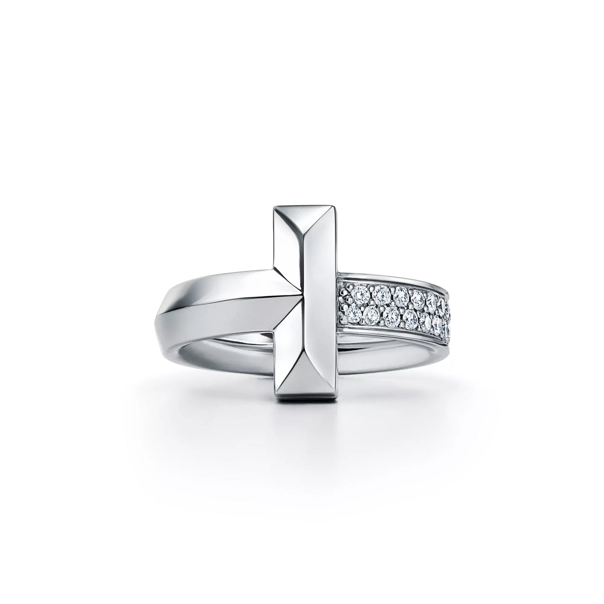 Carave Paris Pavé T Wrap Diamond Ring