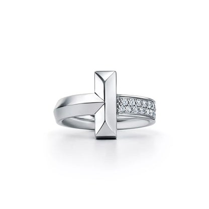 Carave Paris Pavé T Wrap Diamond Ring