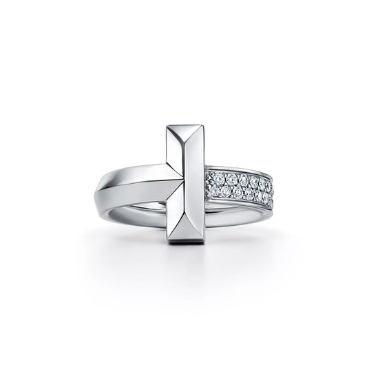 Carave Paris Pavé T Wrap Diamond Ring