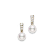 Carave Paris Pearl Bar Drop Earrings