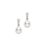Carave Paris Pearl Bar Drop Earrings