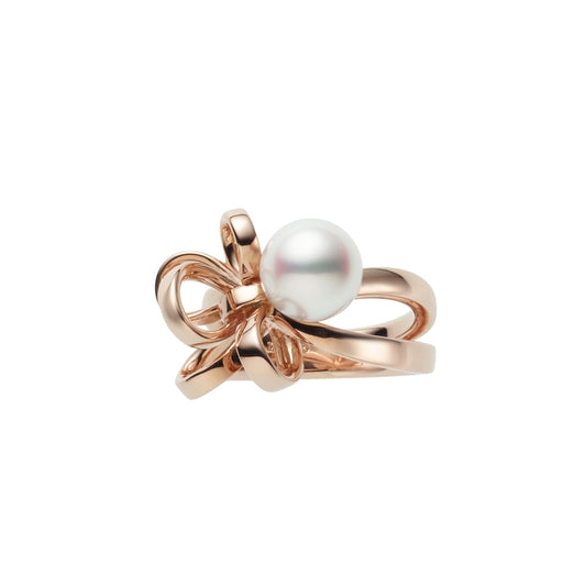 Carave Paris Pearl Bow Sculpture Ring