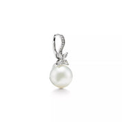 Carave Paris Pearl Butterfly Drop Hoop Earring