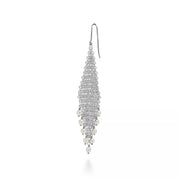 Carave Paris Pearl Cascade Mesh Drop Earring