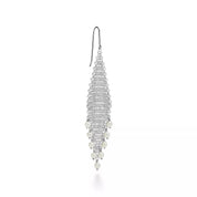 Carave Paris Pearl Cascade Mesh Drop Earring