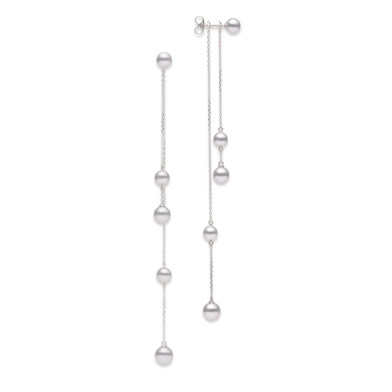 Carave Paris Pearl Chain Drop Earrings