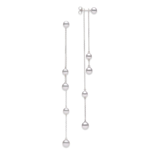Carave Paris Pearl Chain Drop Earrings