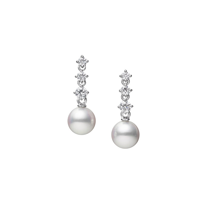 Carave Paris Pearl Dangle Stud Earrings