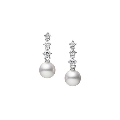Carave Paris Pearl Dangle Stud Earrings