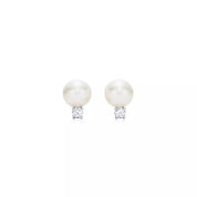 Carave Paris Pearl & Diamond Accent Stud Earring