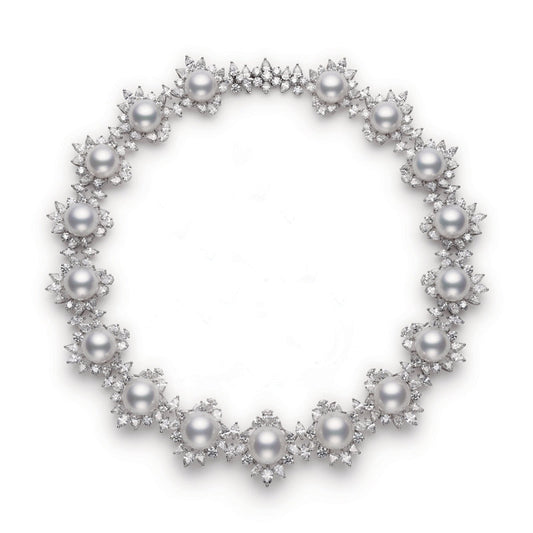 Carave Paris Pearl Halo Statement Necklace