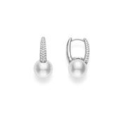 Carave Paris Pearl Huggie Drop Earrings