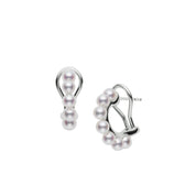 Carave Paris Pearl Open Hoop Earrings