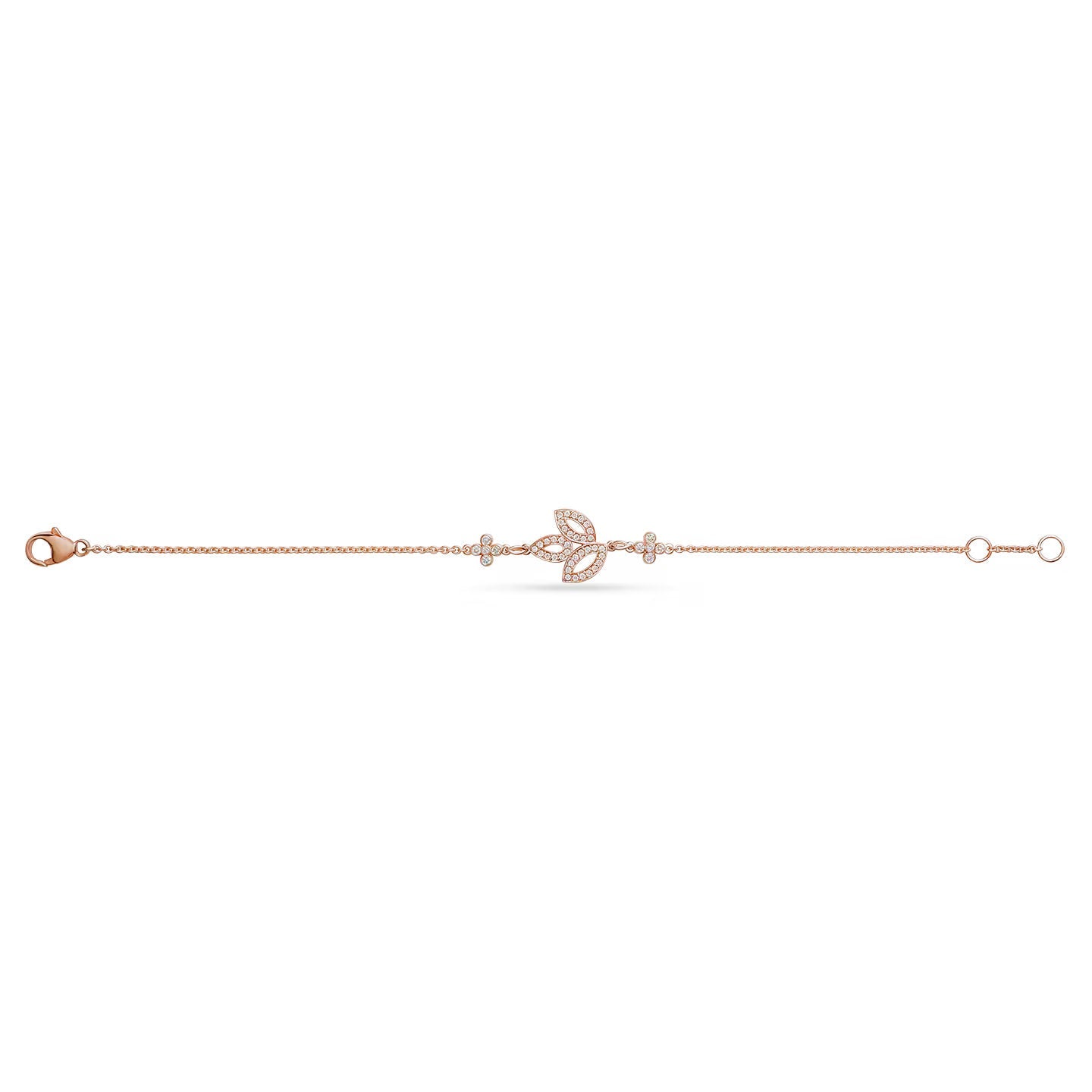 Carave Paris Lily Floral Diamond Bracelet