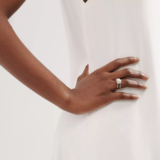Carave Paris Pearl Orbit Ring