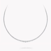 Carave Paris Premium Round Diamond Tennis Necklace